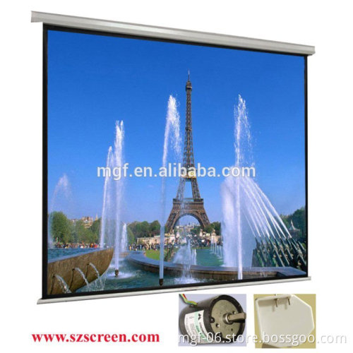110"(54"x96") Economic Electric projector screen 16:9-Synchronous motor motorized screen